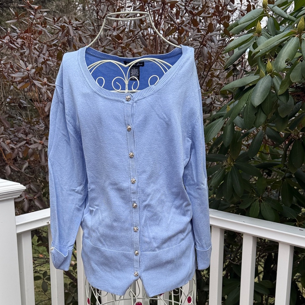Audrey & Grace Sky Blue Button Down Shirt